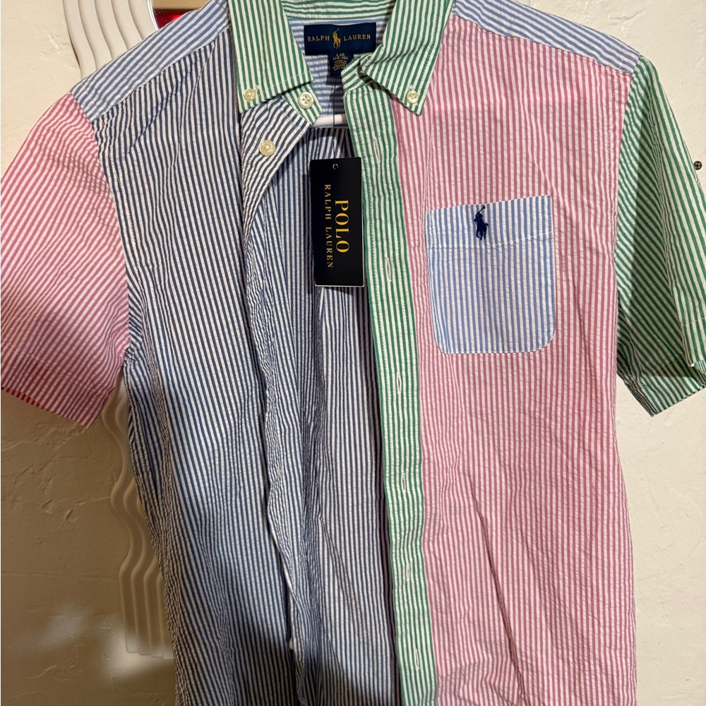 Ralph Lauren Men's Colorblock Striped Shirt